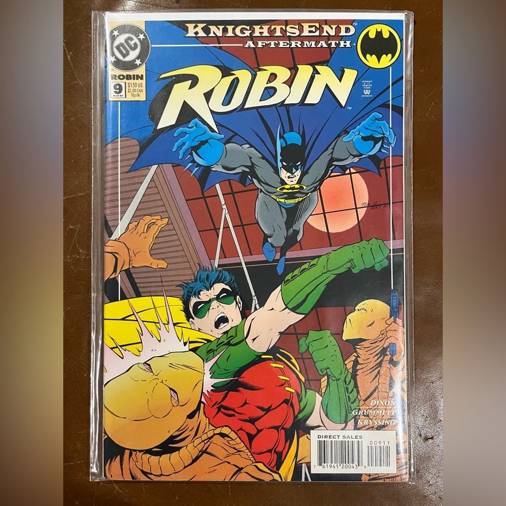 Robin #9 Knights End Aftermath Guest-Starring Batman 1994 DC Comics Boarded